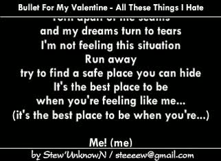 Bullet for My Valentine - All These Things I Hate