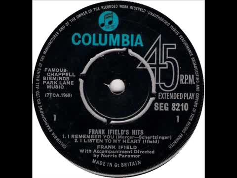 Frank Ifield - I Remember You (I Remember You)