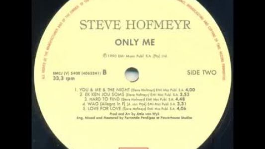 Steve Hofmeyr - Ek Ken Jou Soms